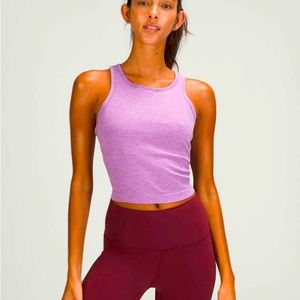Lululemon Ebb To Street Racerback Crop Tank Top
Wisteria Purple 6 EUC